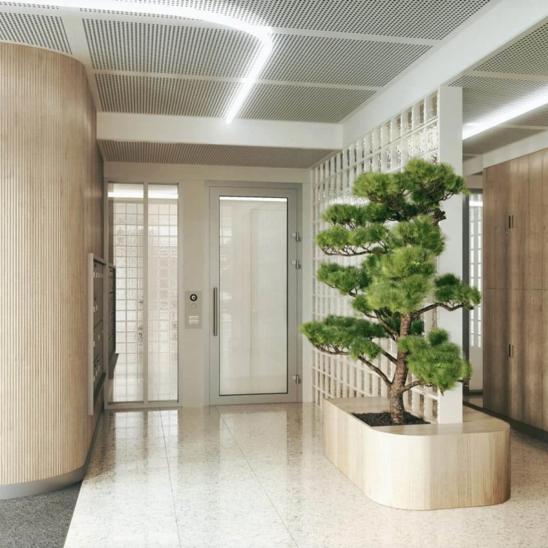 Hall d'entrée - Agates Pornichet - Co-promotion : Cinque + Qualytim